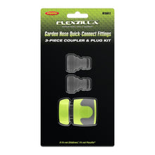Flexzilla Garden Hose Quick Connect Fittings Coupler Plug Kit (3-Piece)