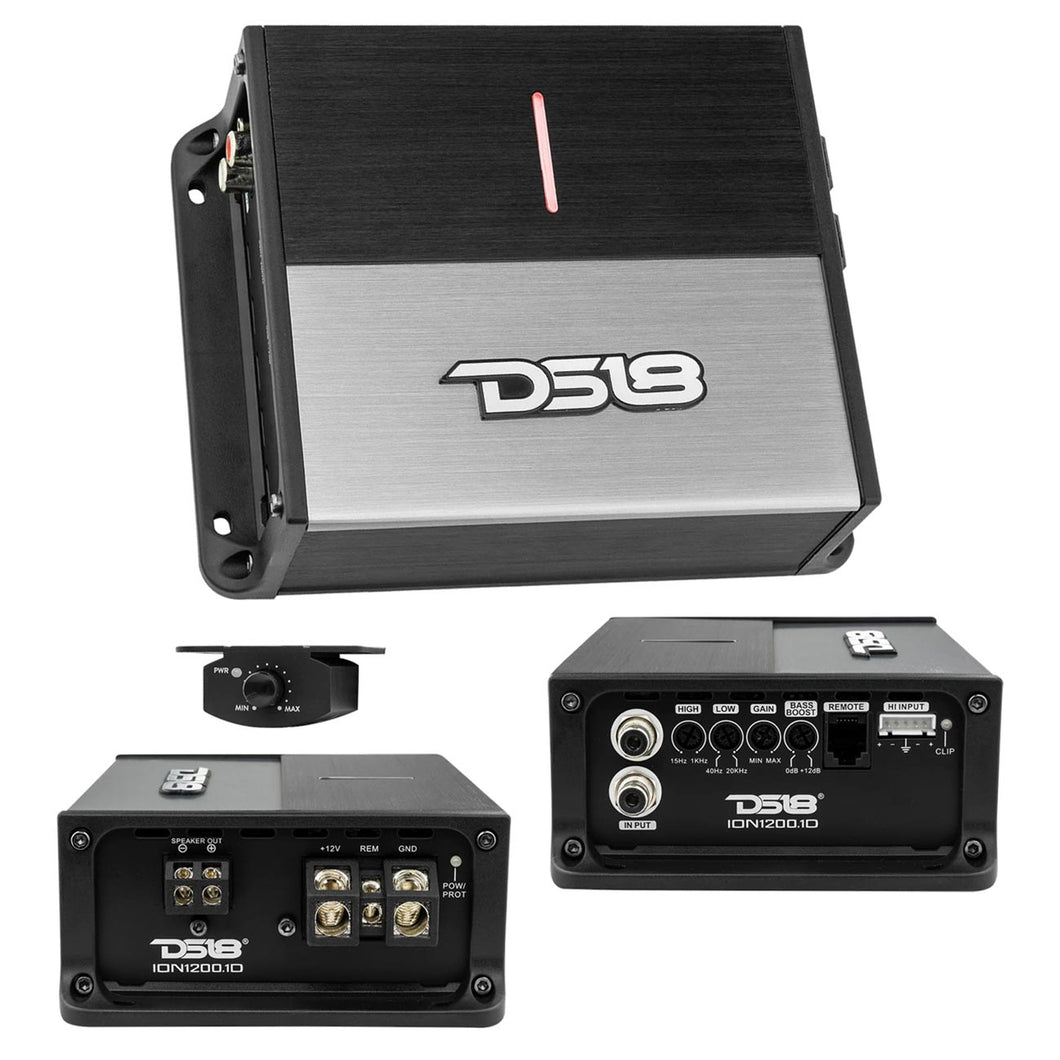 DS18 ION Compact Monoblock Amplifier 1200W RMS/3600W Max