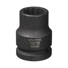 Williams 3/4" Drive Shallow 13/16" Impact Socket 12 Point