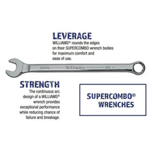 Williams SAE Combination Wrench Set (11 Piece)