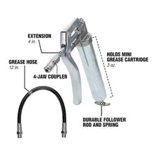 Workforce 3 oz. Mini Grease Gun with Interchangeable Extensions