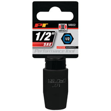 Performance Tool 1/2" Drive 1/2" 6-Point Impact Socket