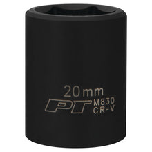 Performance Tool 1/2″ Drive 20mm 6-Point Impact Socket