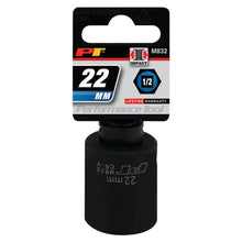Performance Tool 1/2 Drive 6-Point Impact Socket 22mm