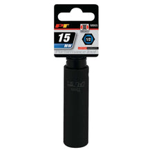 Performance Tool 1/2″ Drive 15mm 6-Point Deep Impact Socket
