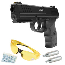 Beeman CP20 Semi-Auto CO2 BB Air Pistol - Kit (Includes BBs CO2 and Shooting Glasses)