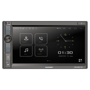 Blaupunkt 6.95″ Double DIN Mechless Receiver with Wireless Apple CarPlay / Android Auto & Bluetooth