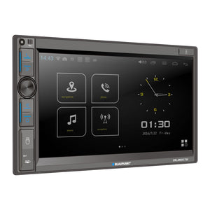 Blaupunkt 6.95″ Double DIN Mechless Receiver with Wireless Apple CarPlay / Android Auto & Bluetooth