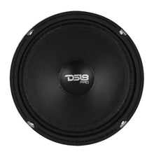 DS18 PRO 6.5" Slim Mid-Range Speaker with Water-Resistant Cone 200W RMS/400W Max 4 Ohm (Sold Each)