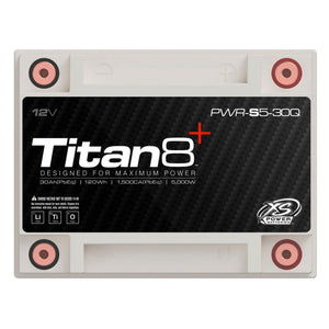 XS Power Titan-8 Lithium Battery 5000 Watts / 30Ah