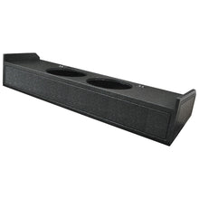QPower Dual 12" Sealed Empty Woofer Enclosure - Ford '09-'24 F-150 Super Crew'17-'24 Ford F-250/350