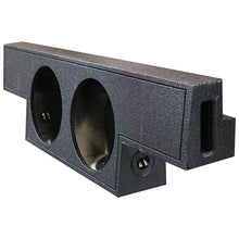 QPower "QBOMB" Chevy/GMC Crew Cab '04-'06 Dual 12" Vented Empty Woofer Box