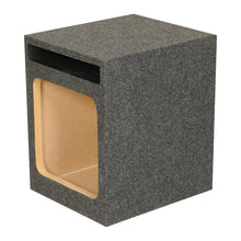 QPower Single Square 12" Slot Ported Empty Woofer Enclosure