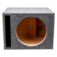 Single 12″ Slot Ported Vented Heavy Duty Empty Woofer Enclosure