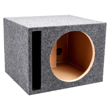 Single 12″ Slot Ported Vented Heavy Duty Empty Woofer Enclosure