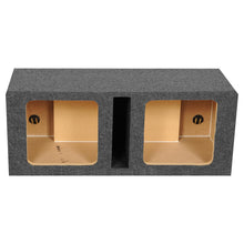 EMPTY WOOFER BOX DUAL 12" MDF VENTED BASS BOX SQUARE