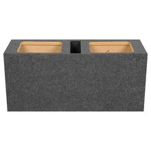 EMPTY WOOFER BOX DUAL 12" MDF VENTED BASS BOX SQUARE