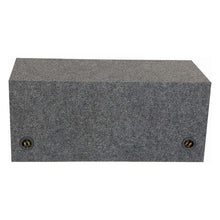 Qpower 2 Hole 15" Vented Woofer Box with 1" MDF face