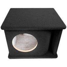 QPower Single 8″ Curved Vent Port Empty Woofer Enclosure