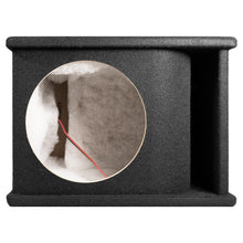 QPower Single 10″ Curved Vent Port Empty Woofer Enclosure
