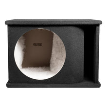 QPower Single 12″ Curved Vent Port Empty Woofer Enclosure