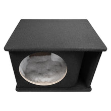 QPower Single 12″ Curved Vent Port Empty Woofer Enclosure
