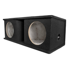 QPower Dual 10″ Curved Vent Port Empty Woofer Enclosure