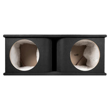 QPower Dual 12″ Curved Vent Port Empty Woofer Enclosure