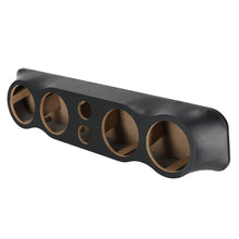 QPower Vinyl Covered Sealed Empty Speaker Pod with (4) 6.5" Speakers & (2) 3" Tweeters