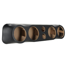 QPower Vinyl Covered Sealed Empty Speaker Pod with (4) 6.5" Speakers & (2) 3" Tweeters