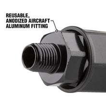 Flexzilla Pro Air Hose Reusable Fitting with Ball Swivel 3/8 in