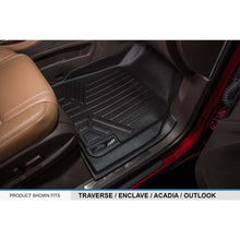 Smartliner Floor Liners Front/Rear 2009 – 2017 Traverse/Enclave/Acadia/Outlook with 2nd Row Bucket S