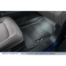 Smartliner Front/2nd Row Floor Liners '15-'22 Chevy Colorado Crew Cab/GMC Canyon Crew Cab (Black)