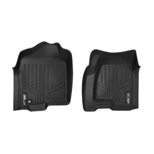 Smartliner Floor Liners Front/2nd Row 2001 - 2007 Silverado/Sierra Ext Extended Cab (Black)
