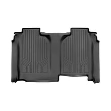 Smartliner Floor Liners Front/2nd Row 2019-2025 Silverado Crew Cab with Transmission Hump (Black)