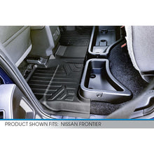 Smartliner Floor Liners Front/2nd Row 2022–2025 Nissan Frontier Crew Cab (Black)