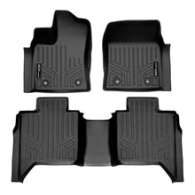 Smartliner Floor Liners Front/2nd Row 2022–2025 Toyota Tundra Crewmax Cab (Black)