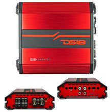 DS18 4 Channel Amplifier 2000W Class D Red