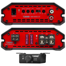 DS18 SXE 1-Channel Class D Amplifier 800 Watts Rms @ 1-Ohm -Red