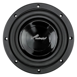 Audiopipe 8" Shallow Mount Subwoofer 150W RMS/300W Max Dual 4 Ohm Voice Coils