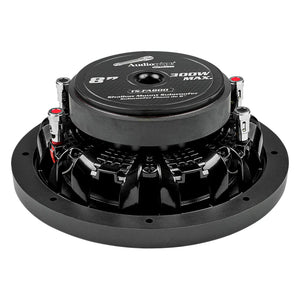 Audiopipe 8" Shallow Mount Subwoofer 150W RMS/300W Max Dual 4 Ohm Voice Coils