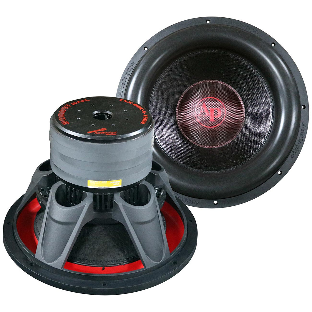 Audiopipe 15″ Woofer 1500W RMS/3000W Max Dual 2 Ohm Voice Coils