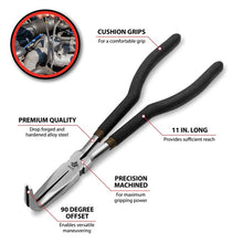 Performance Tool Long Reach 90-Degree Bent Long Nose Pliers 11-Inch