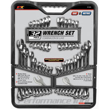 Performance Tool 32-Piece SAE and Metric Wrench Set