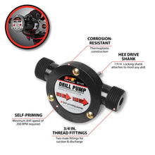 Performance Tool Liquid Transfer Pump for Corded/Cordless Drills