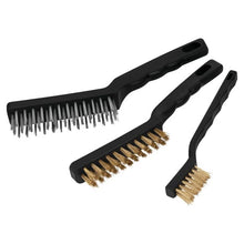 Performance Tool Brass/Stainless-Steel Wire Brush Set (3-Piece Set)