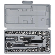 Performance Tool SAE/Metric Socket (1/4" & 3/8" Drive) and Bit Set (40-Piece Set)