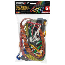 Performance Tool Flat Carabiner Bungee Cord (5-Piece Set)