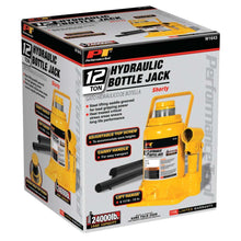 Performance Tool 12-Ton Heavy Duty Shorty Hydraulic Bottle Jack (24000 lbs.)