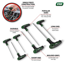 Performance Tool T-Handle Stardriver Set (7-Piece Set)